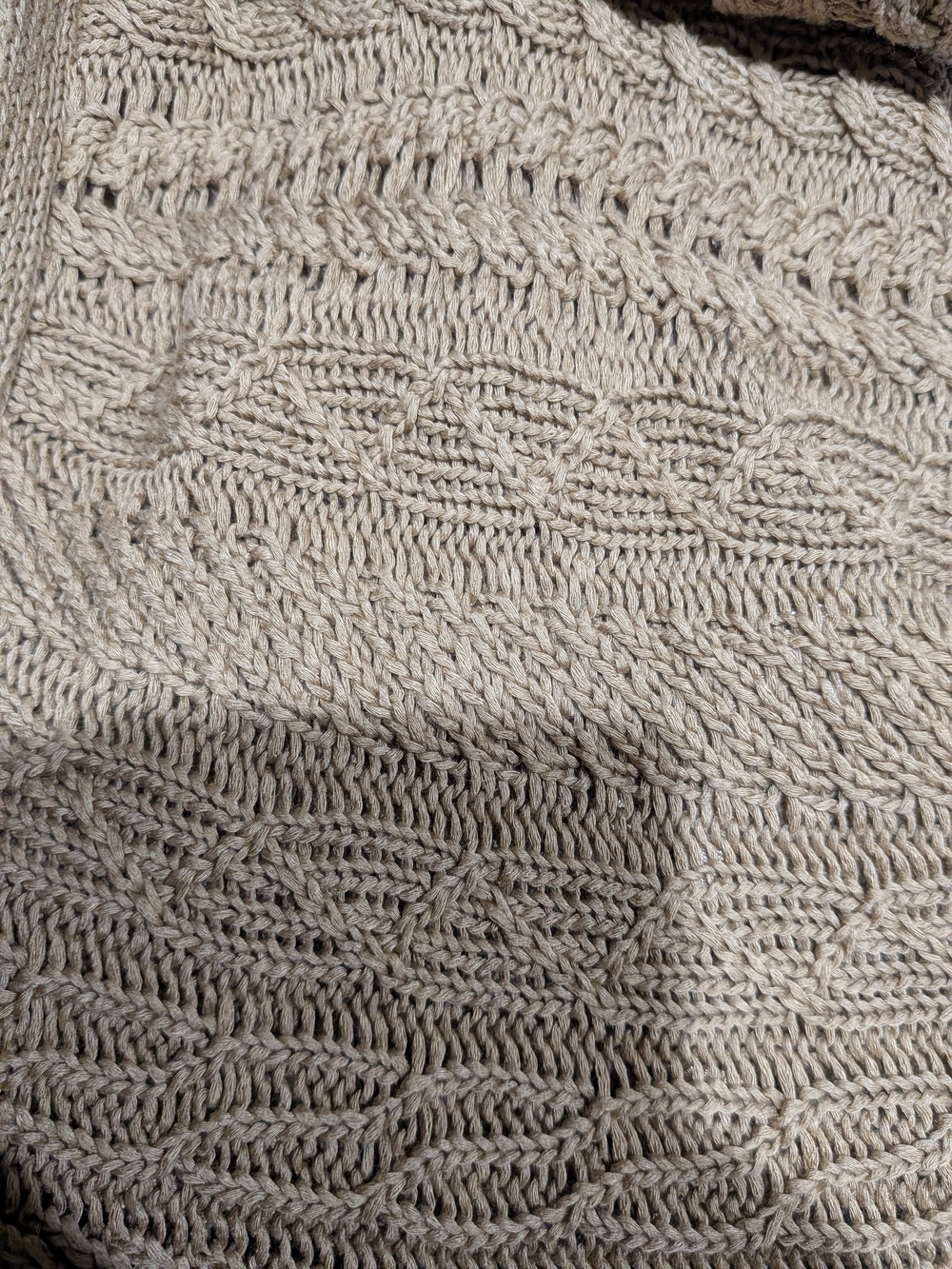 Chico's Textured Camel Brown Knit Cardigan - Picture 5 of 8